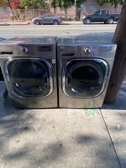 LG WASHER AND GAS DRYER SET SIDE BY SIDE OR STACKED ✅$650✅ FREE DELIVERY AND INSTALLATION. WARRANTY
