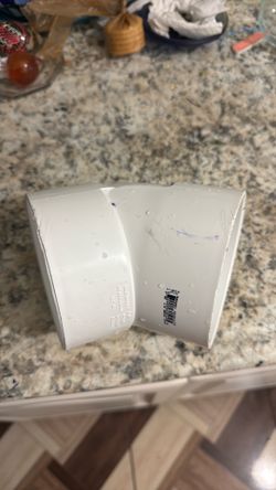 45-degrees pvc elbow