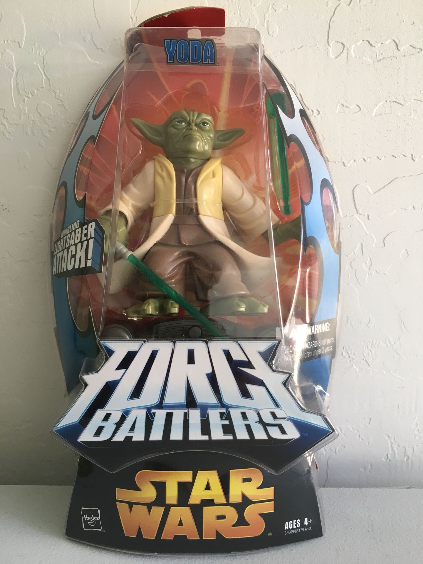 ($1) NEW Star Wars Force Battlers Yoda Figure/ Toy, Hasbro ©️2005