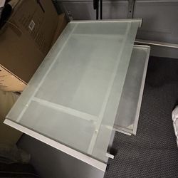 Glass Desk 