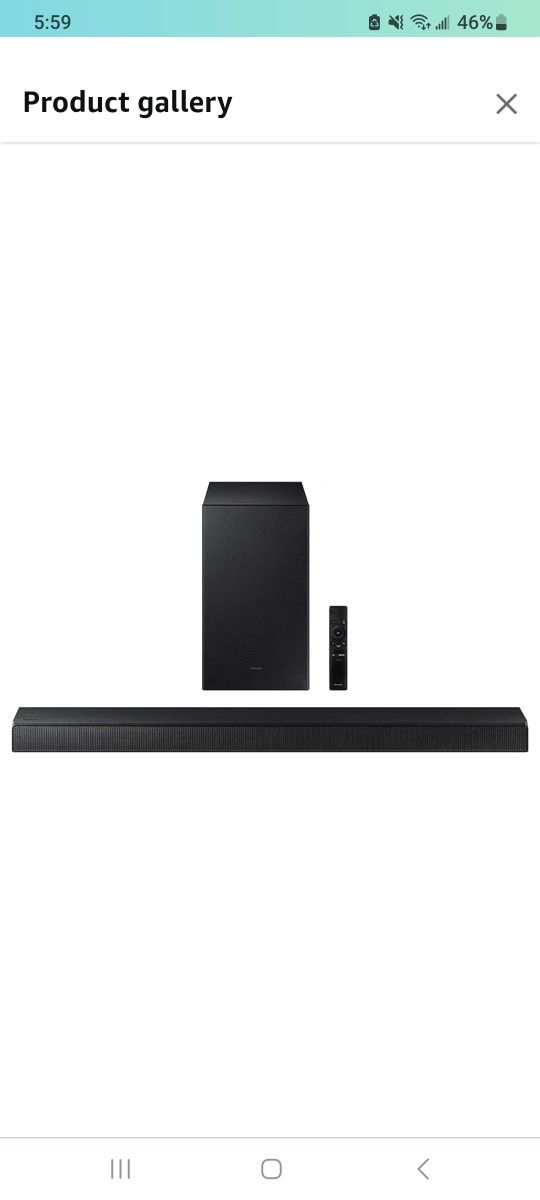 Samsung HW-A450/ZA 2.1ch Soundbar with Dolby Audio (2021)