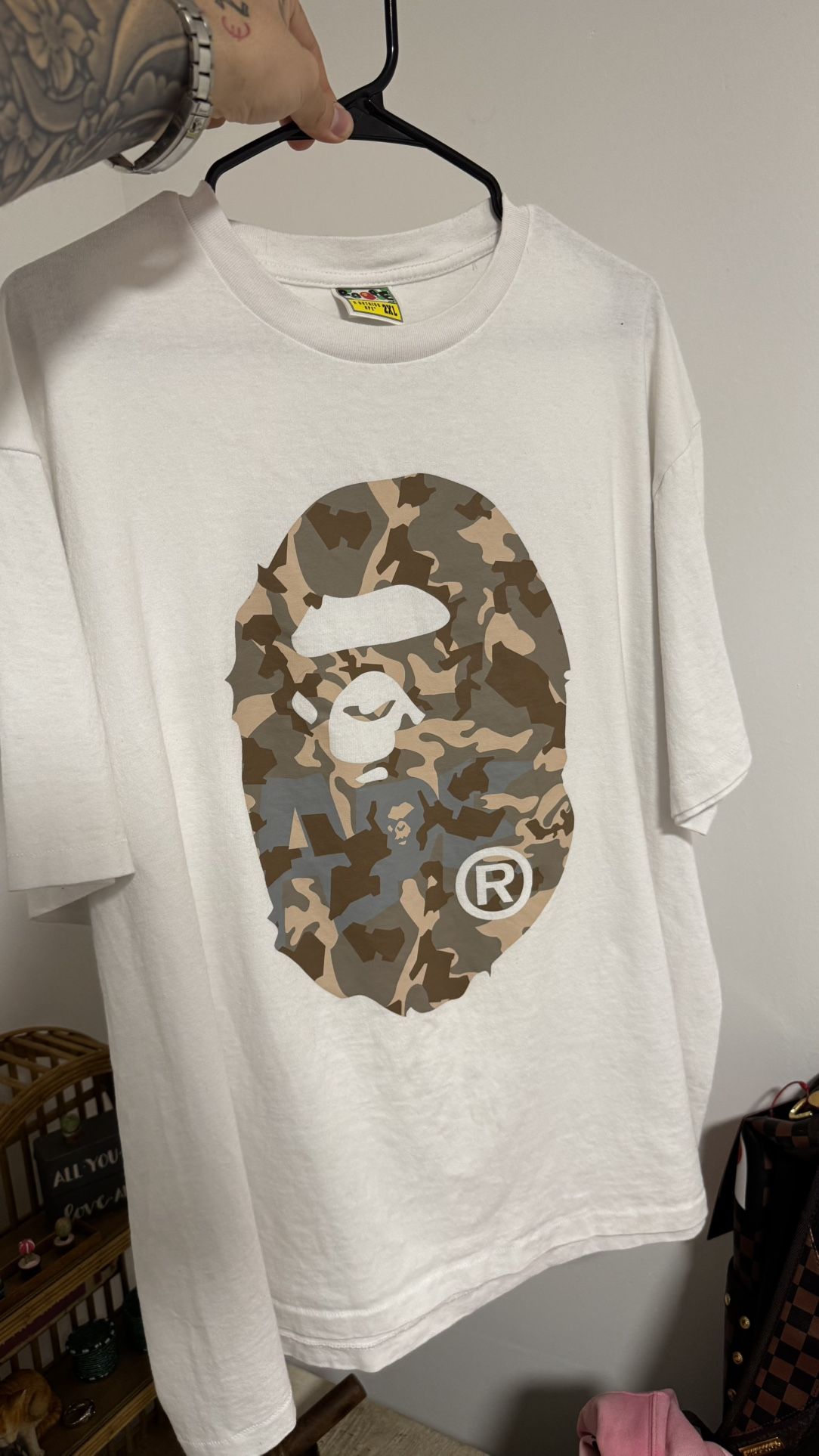 Bape Shirt White Camo