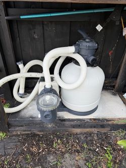 Pool Sand Filter Pump System with Hoses