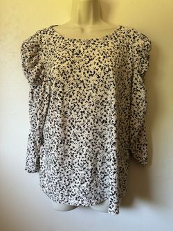 ADRIANNA PAPELL Womens Blouse size Medium