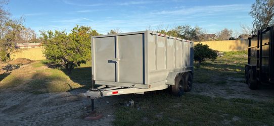 2027 smooth wall dump trailer 12 ft !