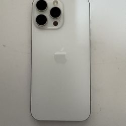 Apple IPhone 16 Pro Max White Titanium 256 GB Unlocked For Sale