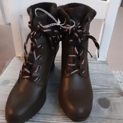 Nautica Brandt Wedge Bootie Brown Size 9