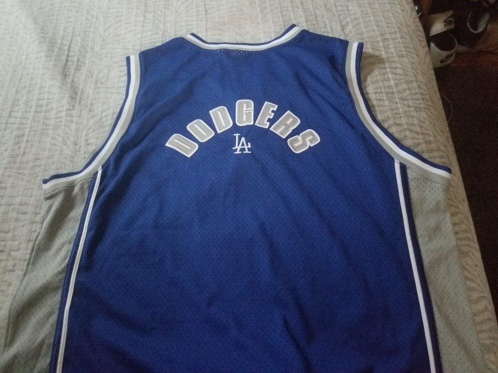 la dodgers basketball jersey