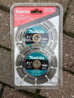 Makita 4-1/2" Segmented Diamond Blade 2-Pack