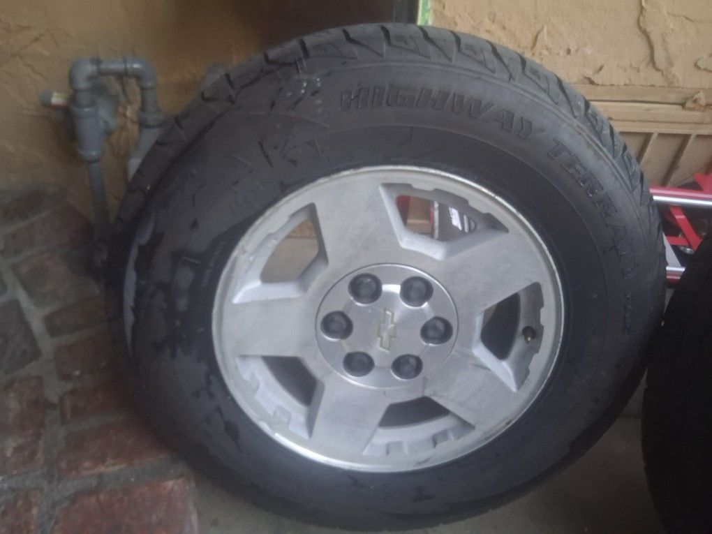 Wheels 17" Alloy. Chevy 1500