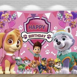 Paw Patrol Backdrop
