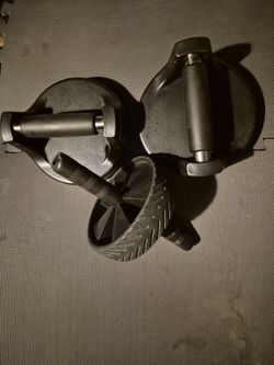 Push up bars and ab wheel