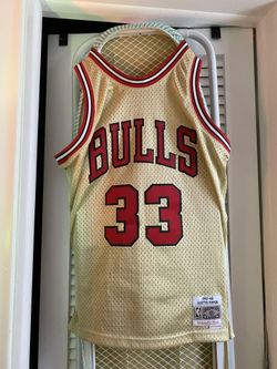 RARE Gold Scottie Pippen Jersey