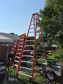 Werner 8ft 10ft 14ft  step ladders