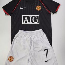 Cristiano Ronaldo 2008 Kit Away Youth Medium  