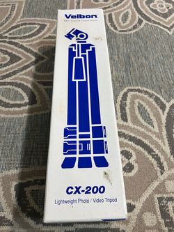 Velbon The Tripod Innovators CX-200 Lightweight Photo / Video Tripod