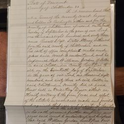 1863 State Of Vermont Charging Document Re:selling Liquor Without Authority 