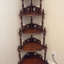 Antique Corner Shelf 