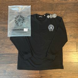 Chrome Heart Long Sleeve Black Large