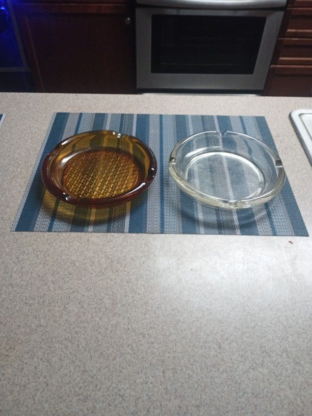 Vintage Glass Ashtrays