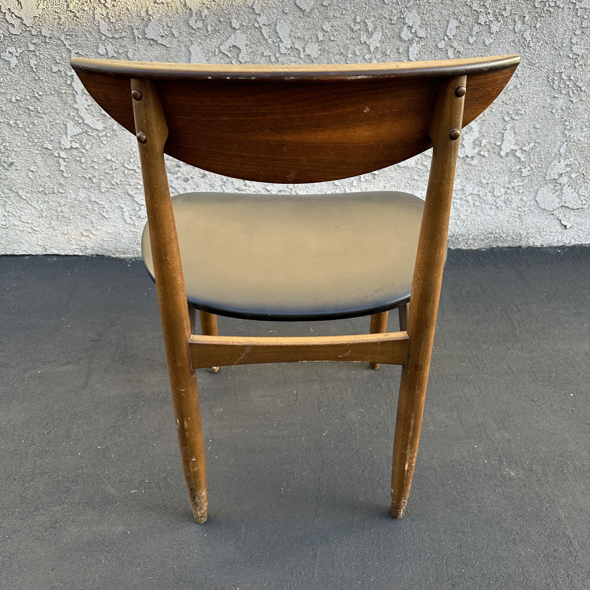 1960s Mid Century Modern Lane Perception Cat Eye Dining Chair by Warren Church