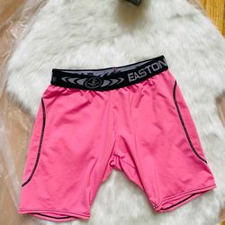 Easton Pink Athletic Compression Shorts Large