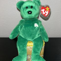 Ty Beanie Baby Erin The Bear 1997 Retired Plush Toy