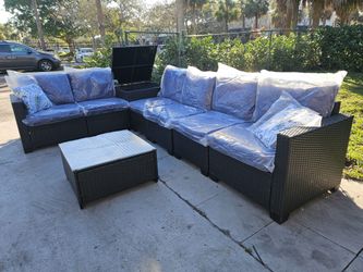 New And Assembled 8 Piece Outdoor Patio Set