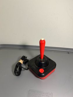 Atari Flashback Classic Retro Joystick Controller Red Black Wired