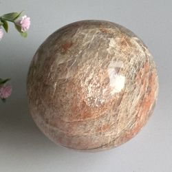 Peach 🍑 Moonstone Sphere