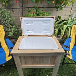 Backyard Custom Wood Ice chest/cooler! 🧊🧊