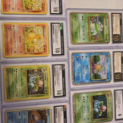 Pokemon Cgc 4 English And 3 Japanese Classic Collection 