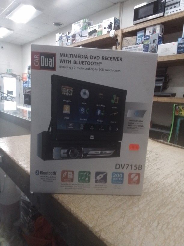 Car Dual 7″ AV DVD Receiver – DV715B

