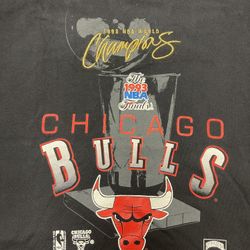 Men’s 1993 Chicago Bulls Nutmeg World Champions Shirt - Size Large