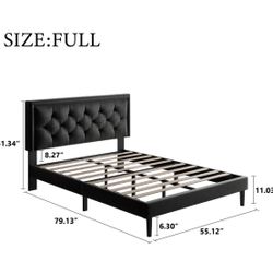 Black Velvet Bed Frame