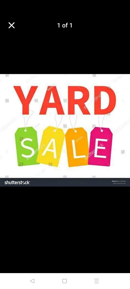 Big Items Yard Sale Sunday June 8th