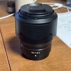 Nikon Nikkor Z 50mm f1.8 Prime Lens
