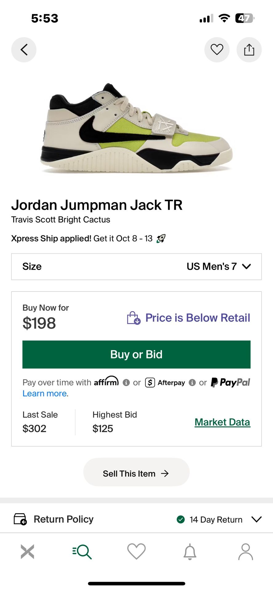 Travis Scott Jordan Jumpman Jack TR
