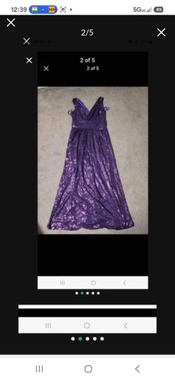 Kate Kasin Women Sequin Bridesmaid Dress Sleeveless Maxi Evening Prom Dress large