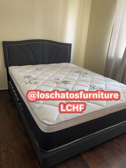 New bed frame and mattress queen size