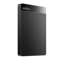 UnionSine 2TB Ultra Slim Portable External Hard Drive HDD-USB 3.0 for PC, Mac, Laptop, PS4, Xbox one, Xbox 360-(Black)