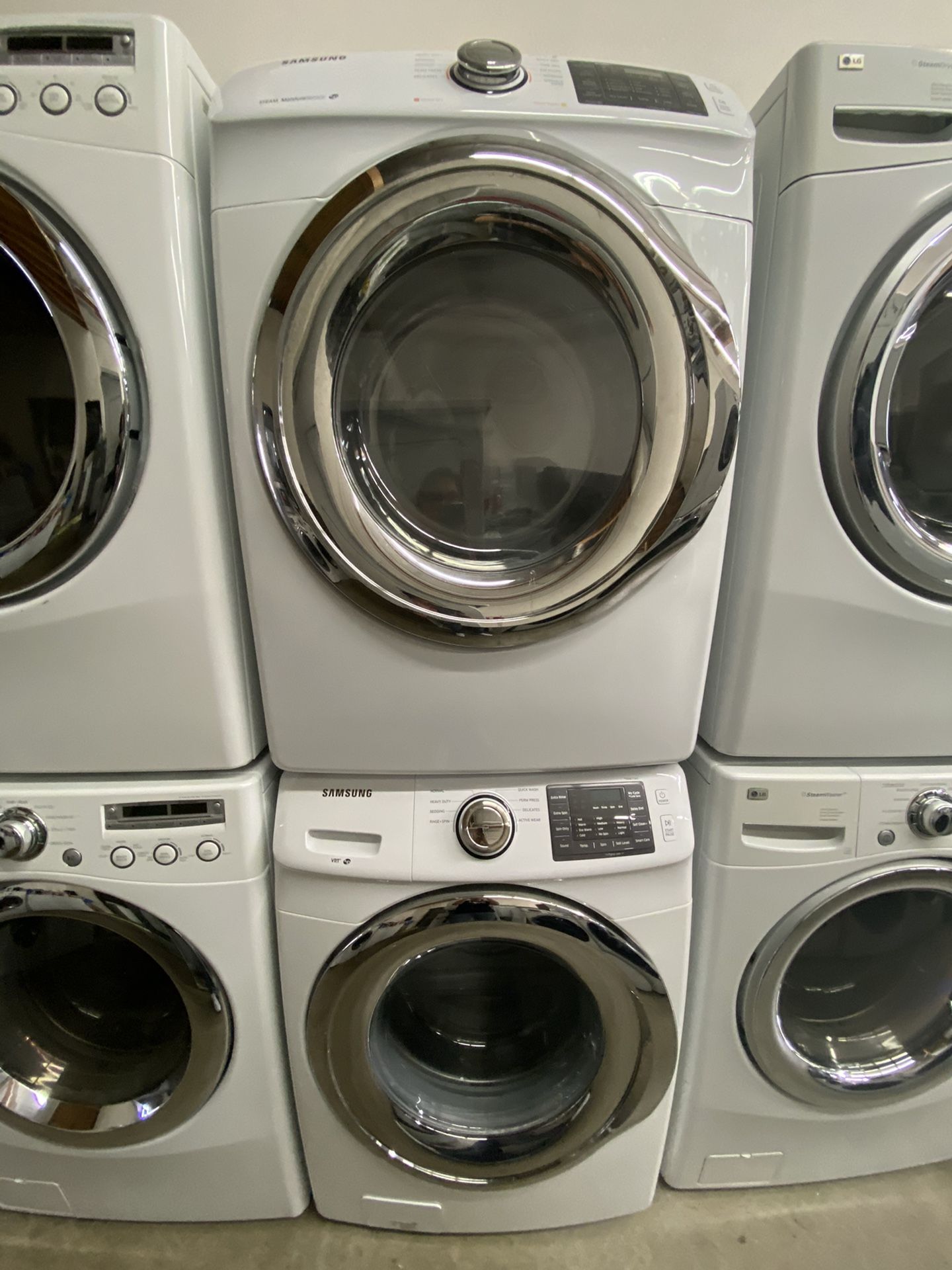Samsung Front Load Washer And Gas Dryer Set