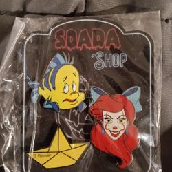 Disney / Horror Mashup Ariel Little Mermaid Pin Set