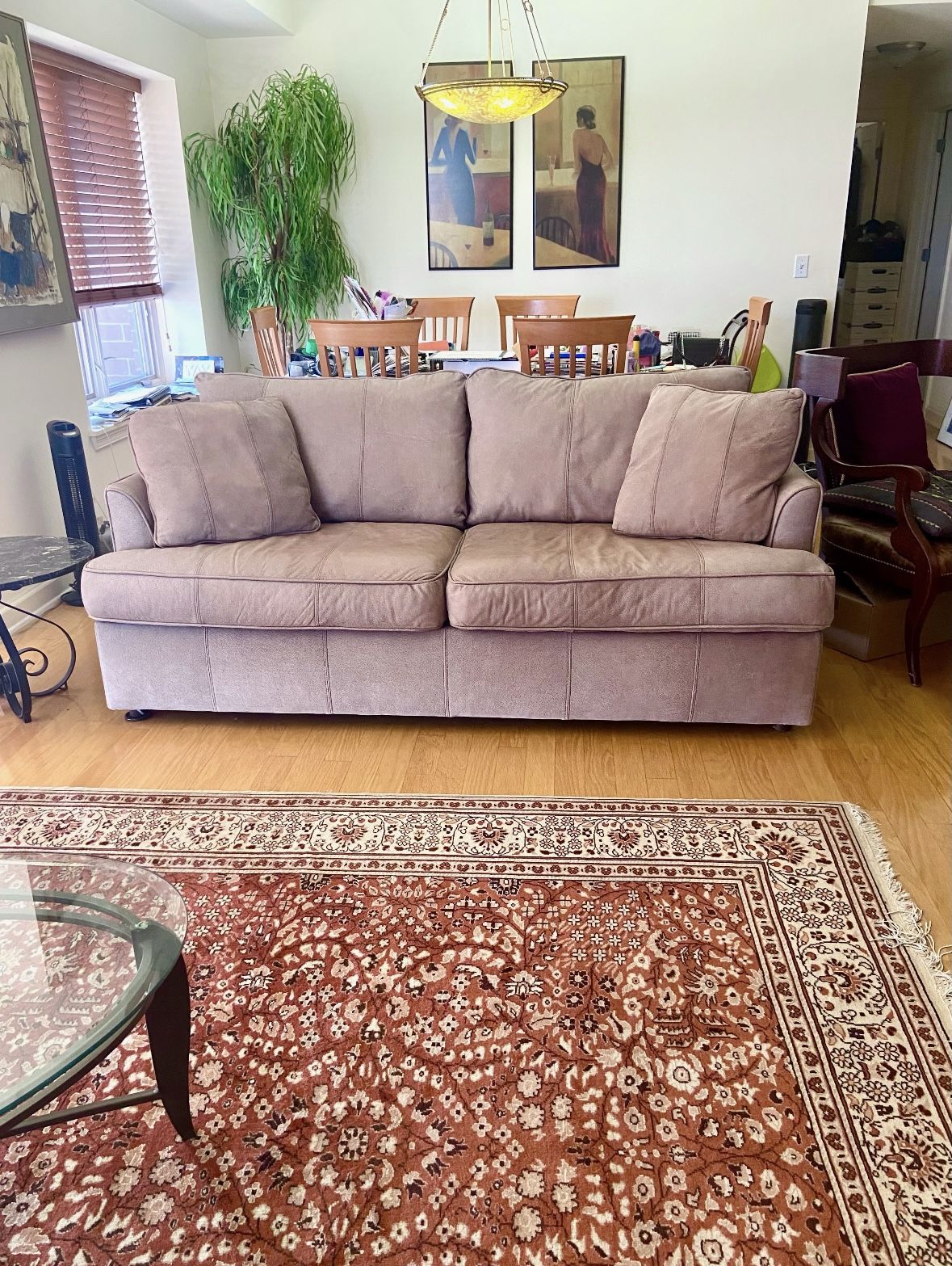 Dark Brown Sleeper Sofa - Queen