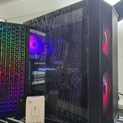 Gaming pc desktop computer intel i3, gtx 1080, 16 gb ram, nvme, hdd, wifi, Lian Li  bundle 