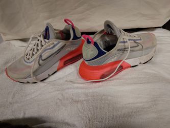 Nike Air Max 270 white paint Wolf Gray women's size 7