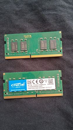 x2 8GB DDR4 ram sodimm