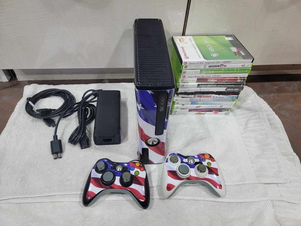 XBOX 360 SLIM BUNDLE PLEASE READ ENTIRE DESCRIPTION