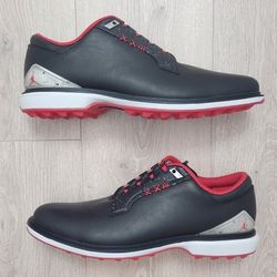 Nike Air Jordan ADG 5 Golf Shoes Black Fire Red FQ6642-001 Men's Size 11 MSRP $195