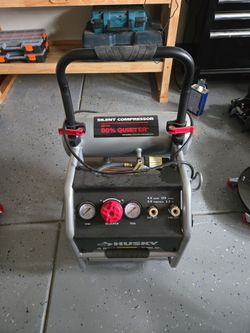 Husky 4.5 gallon silent compressor
